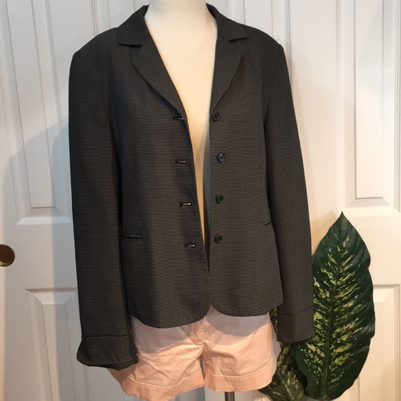 Polka dot blazer by OUTFIT PETITE JPR size 12P - Picture 1 of 8